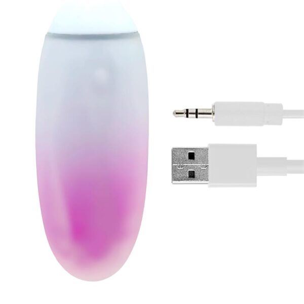 Vibrating Egg with APP Double Layer Silicone + 50 ml Nanami Tour Pink/Blue - Image 4