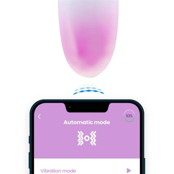 Vibrating Egg with APP Double Layer Silicone + 50 ml Nanami Tour Pink/Blue - Image 6